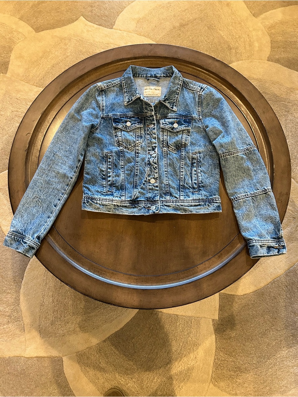“We The Free” Free People Denim Jacket Size Small